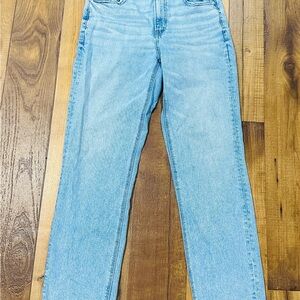 American Eagle Outfitters Light Blue Straight Leg Jeans